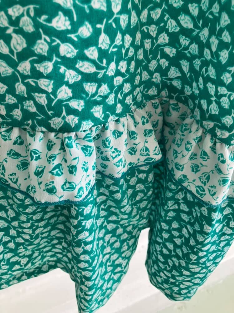Liberty House/Naturally Petite Vintage Muʻumuʻu Green