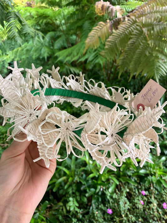 Forever Lei Poʻo - White Crown