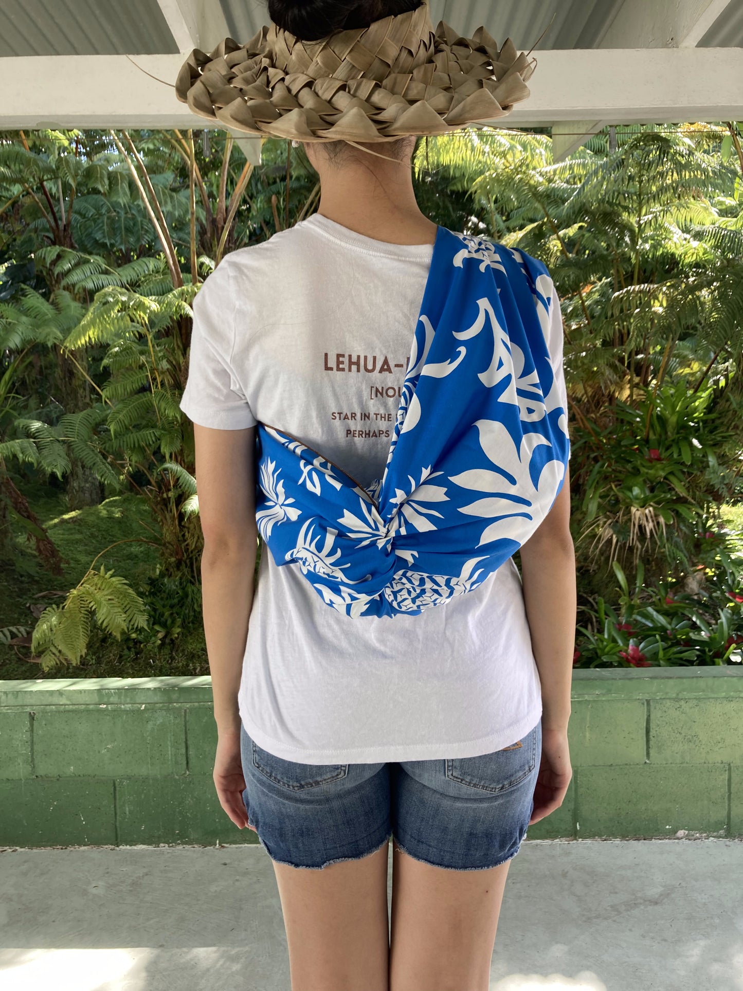 Coconut Bag -Blue Pinapple