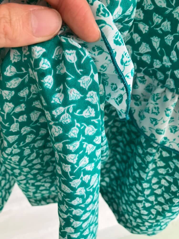 Liberty House/Naturally Petite Vintage Muʻumuʻu Green