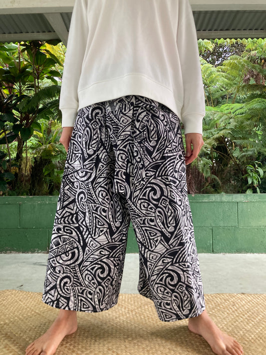 Hawaiian Pants・Gray Kolu /Cotton 100%