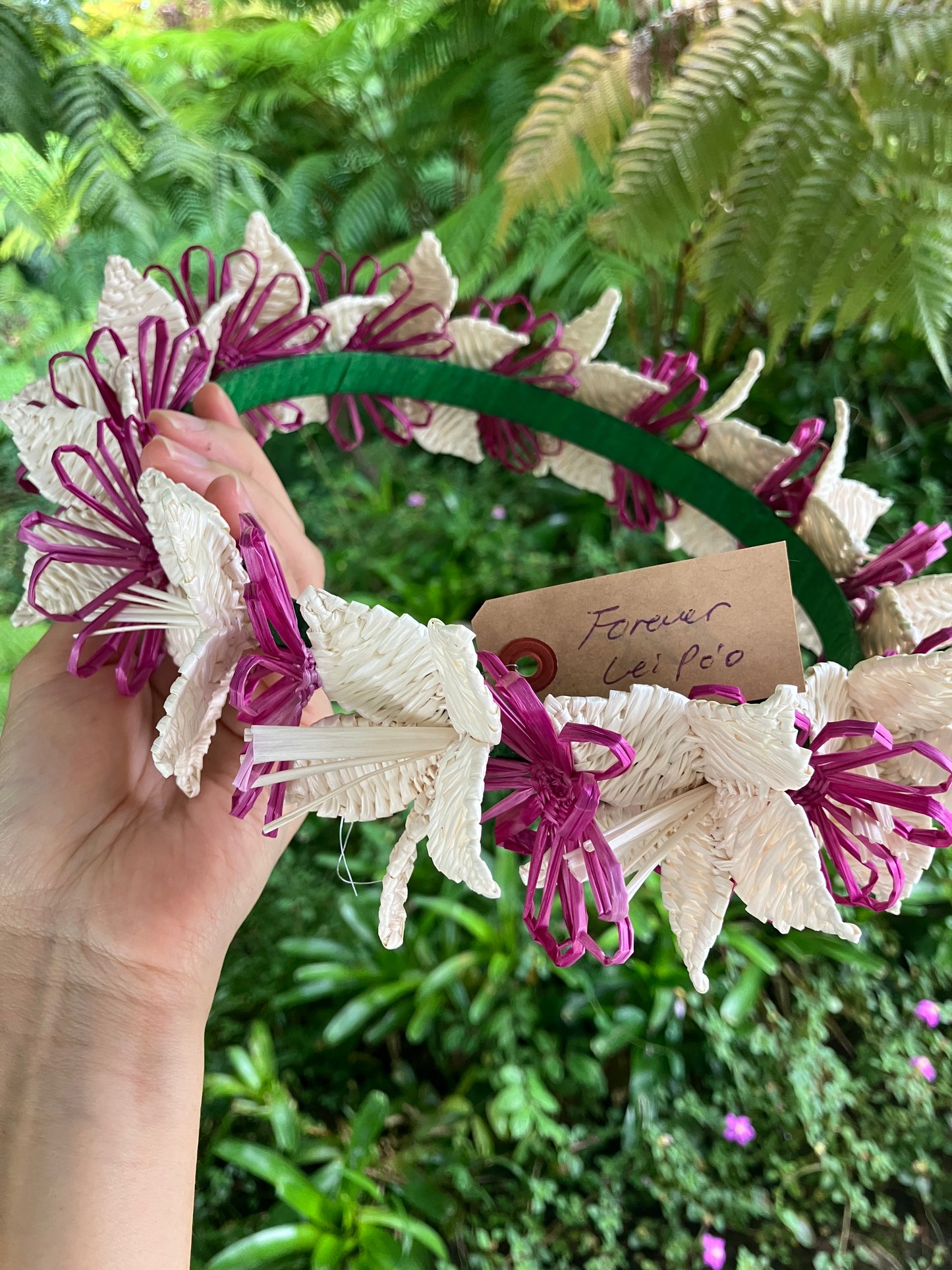 Forever Lei Poʻo -Magenta