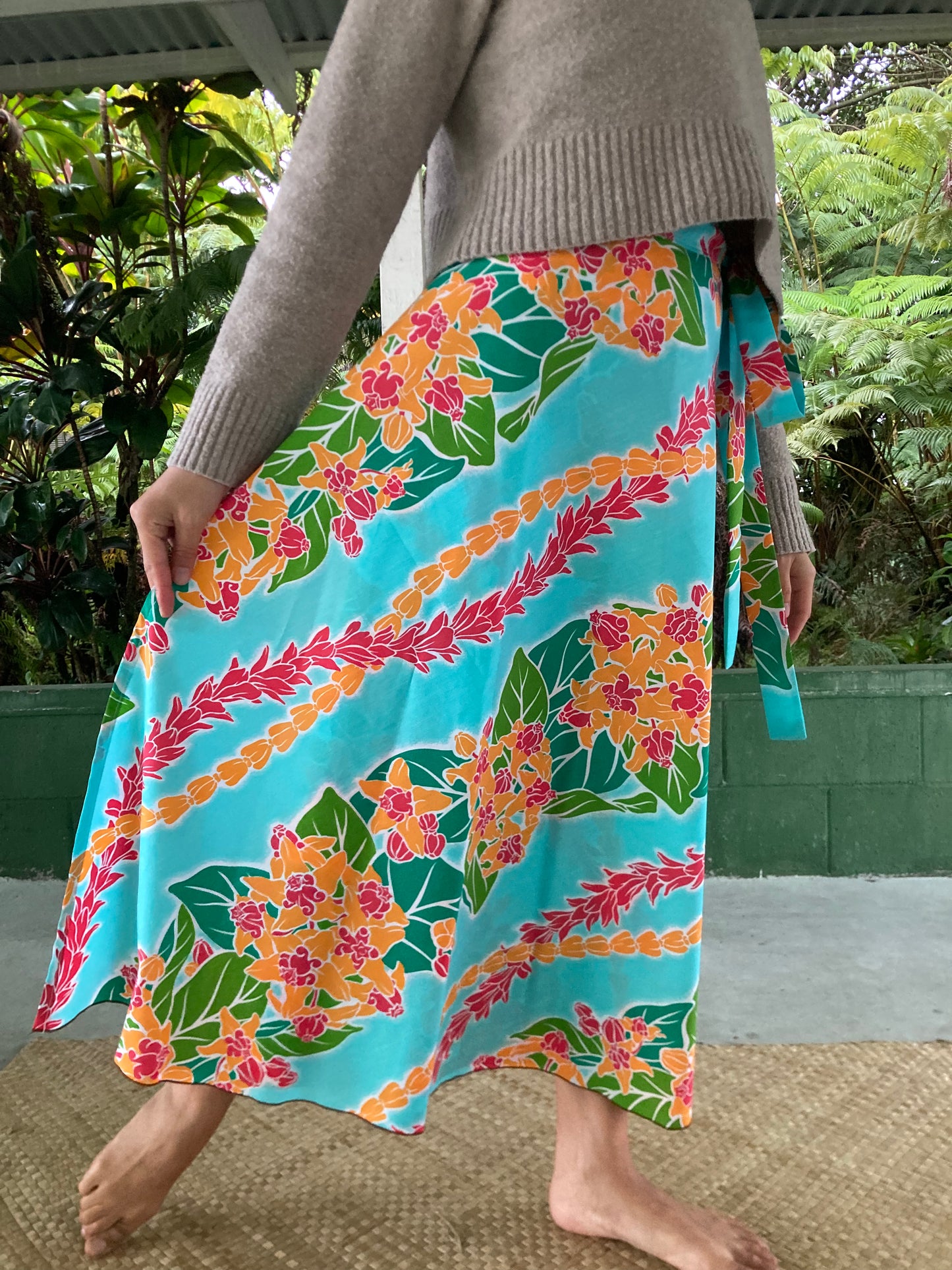 Hawaiian Wrap Skirt - Lei nani