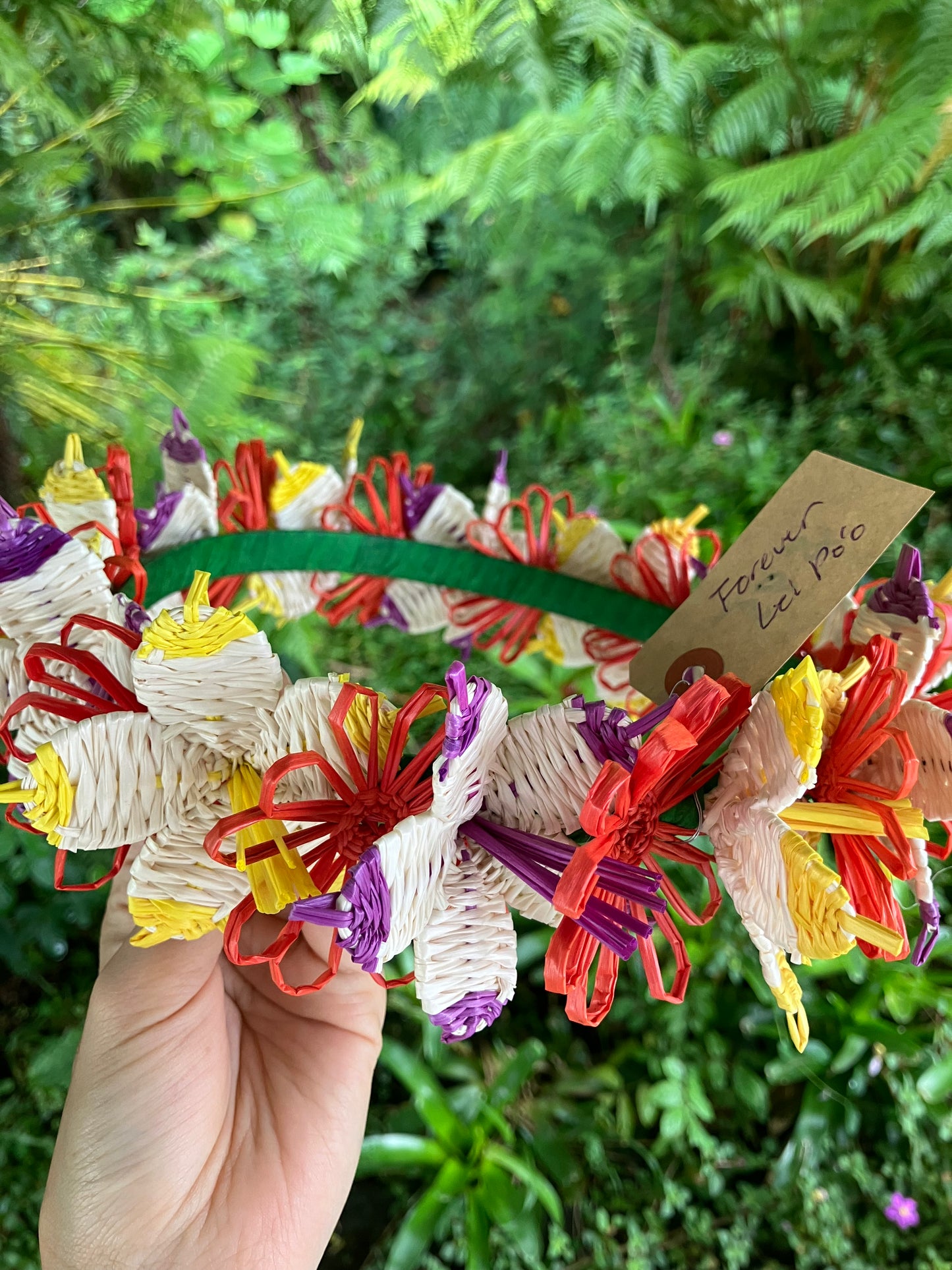 Forever Lei Poʻo - Island Colors