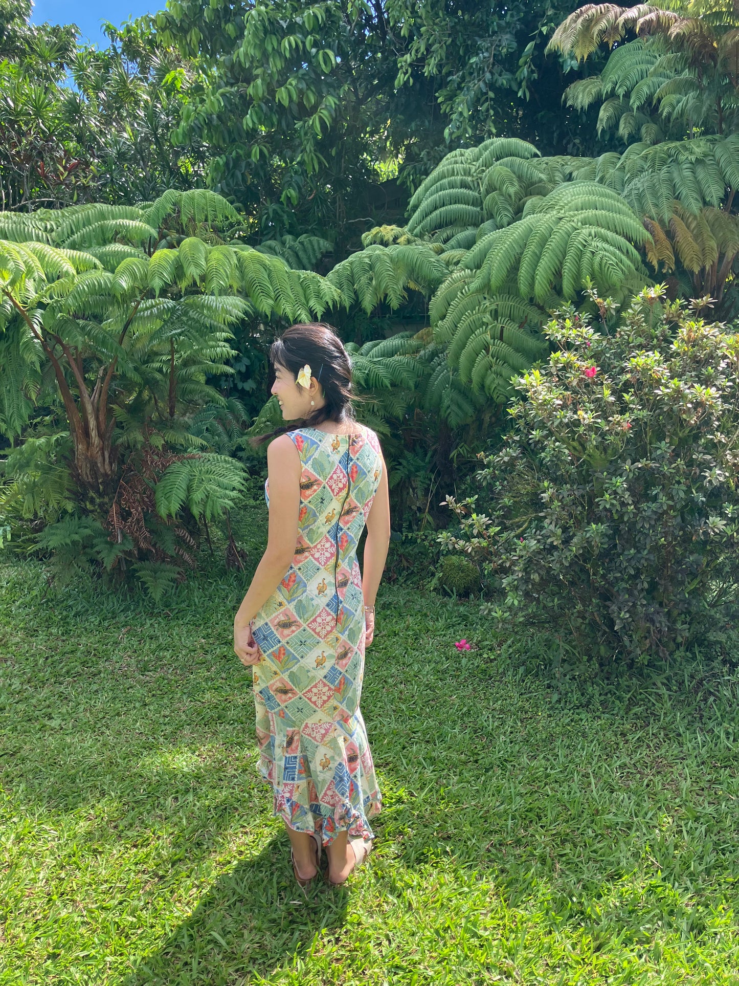 Hilo Hattie Vintage Muʻumuʻu Quilt Print