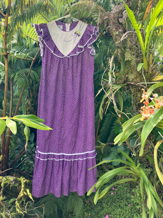 Ritz Hawaiian Vintage Muʻumuʻu Purple