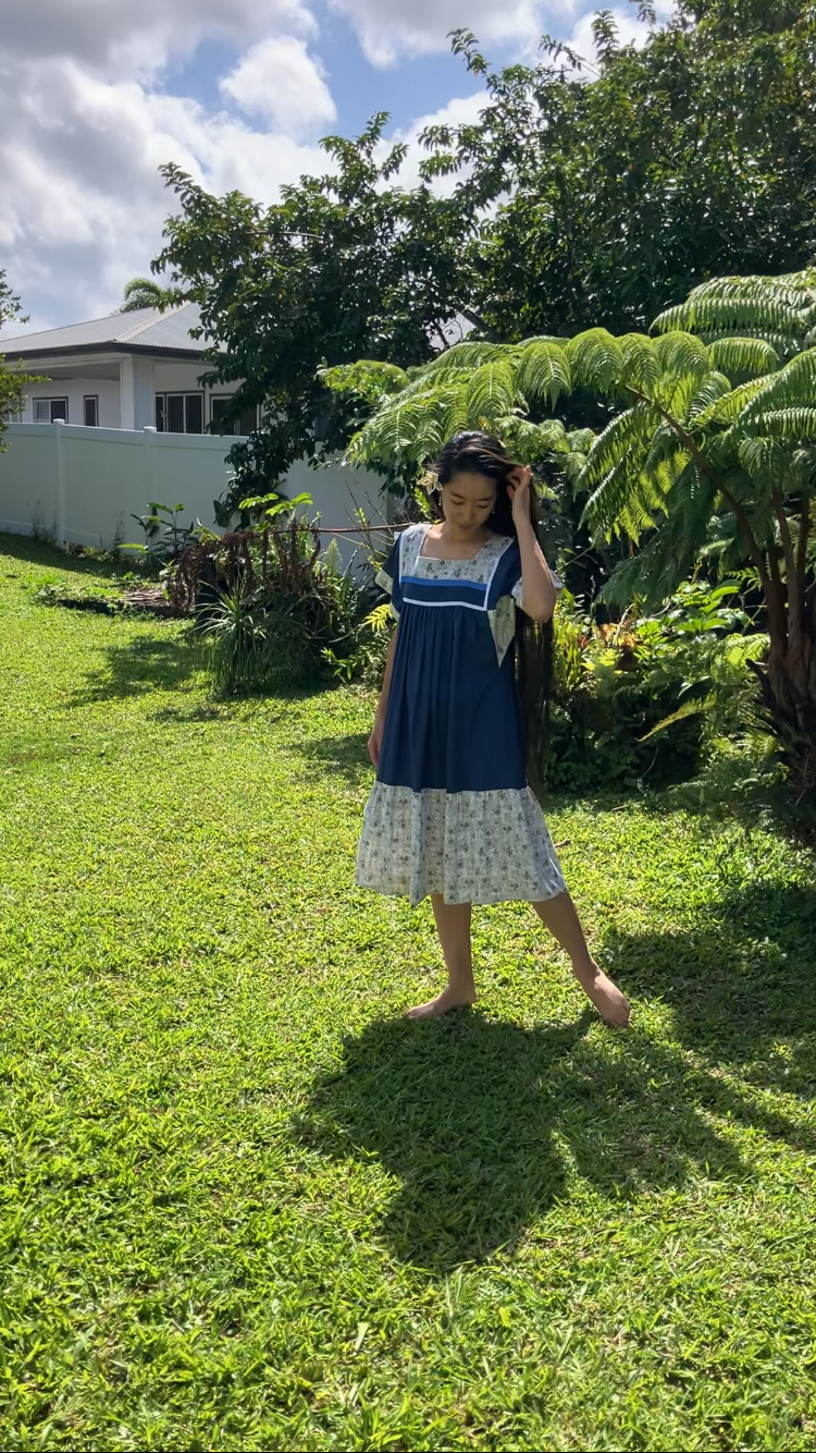 Liberty House Vintage Muʻumuʻu Blue