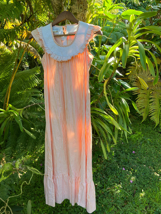 Liberty House Muʻumuʻu Orange Stripe