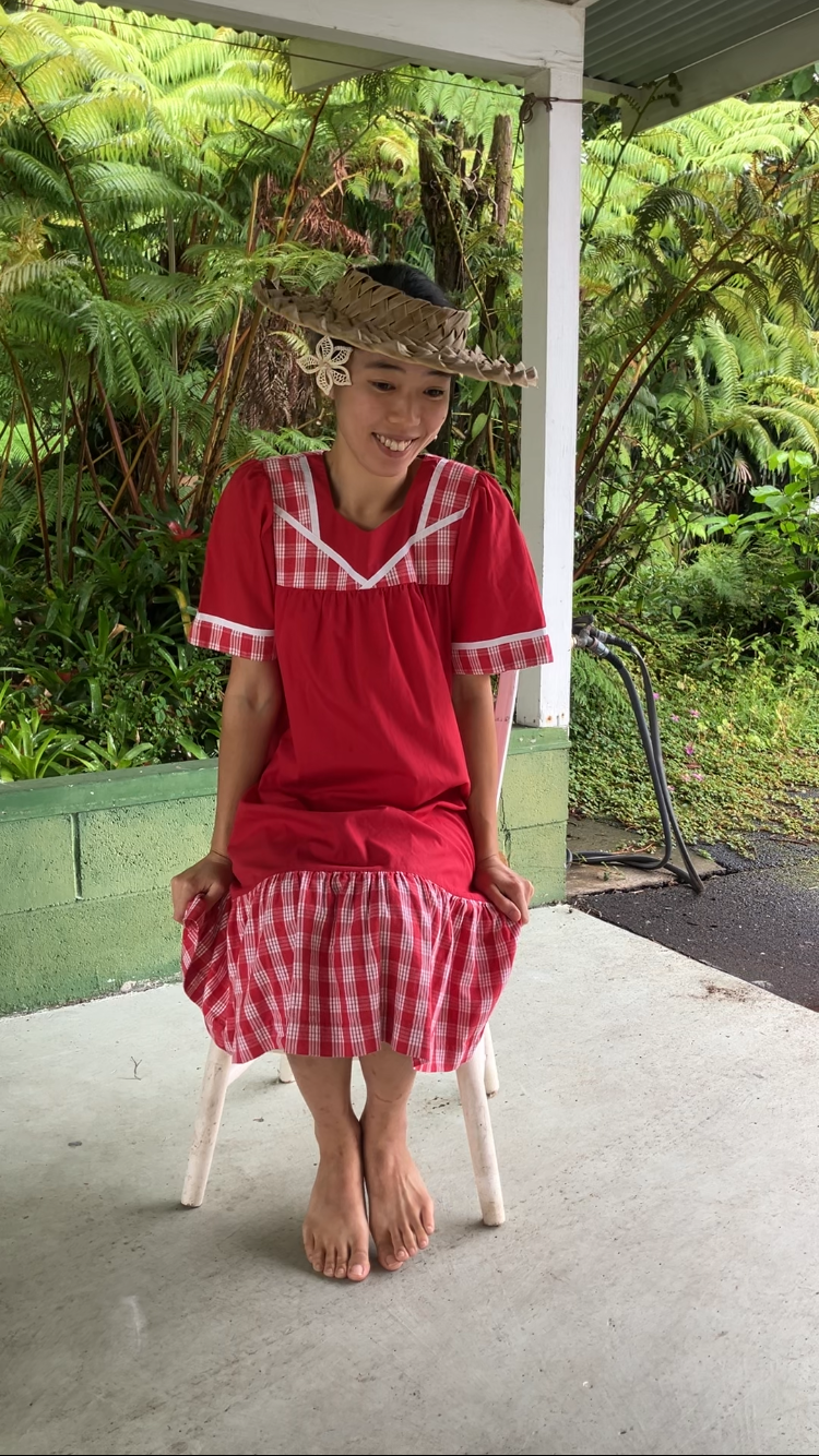 Karyl Kaye Palaka Muʻumuʻu Red