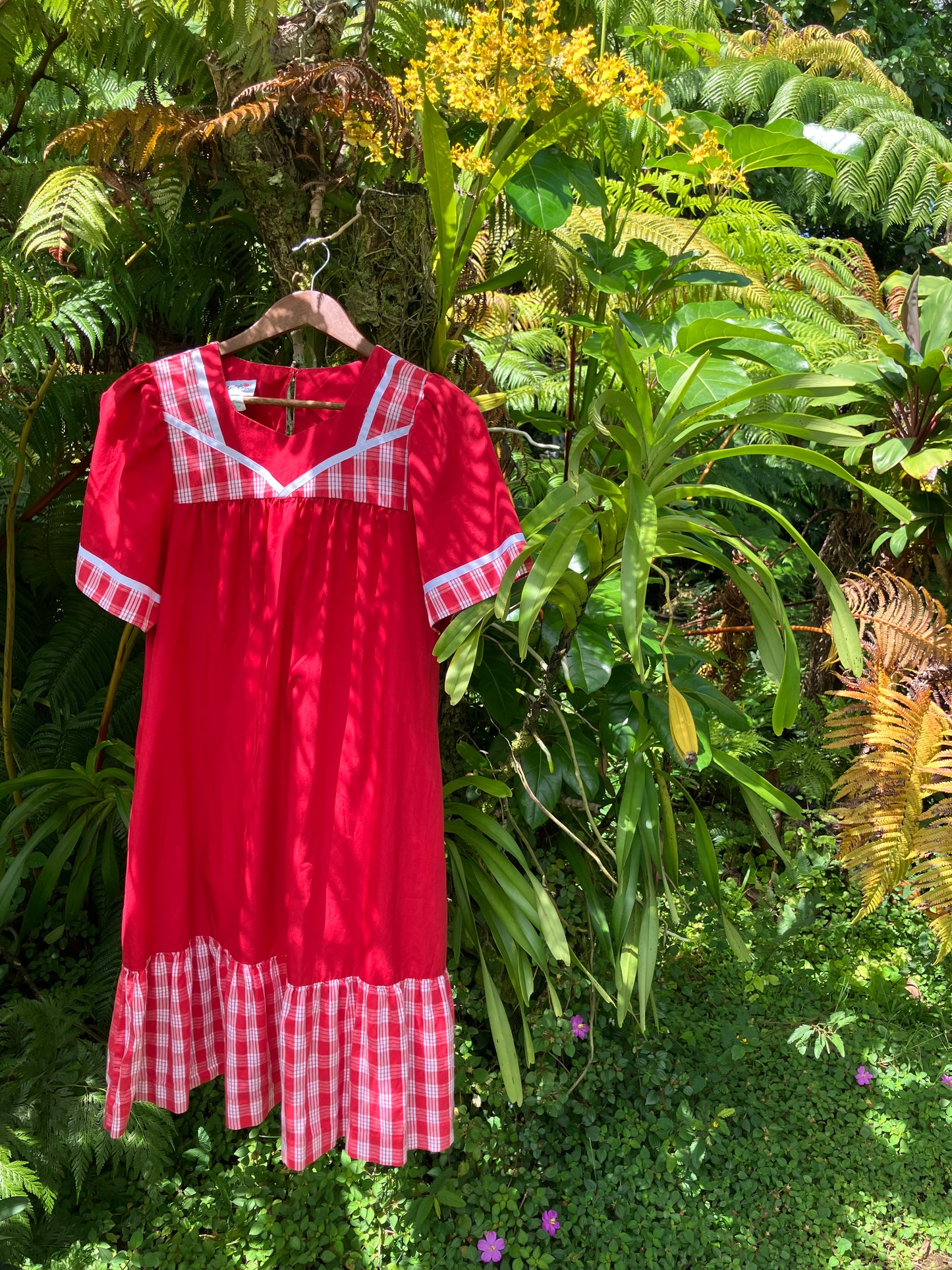 Karyl Kaye Palaka Muʻumuʻu Red