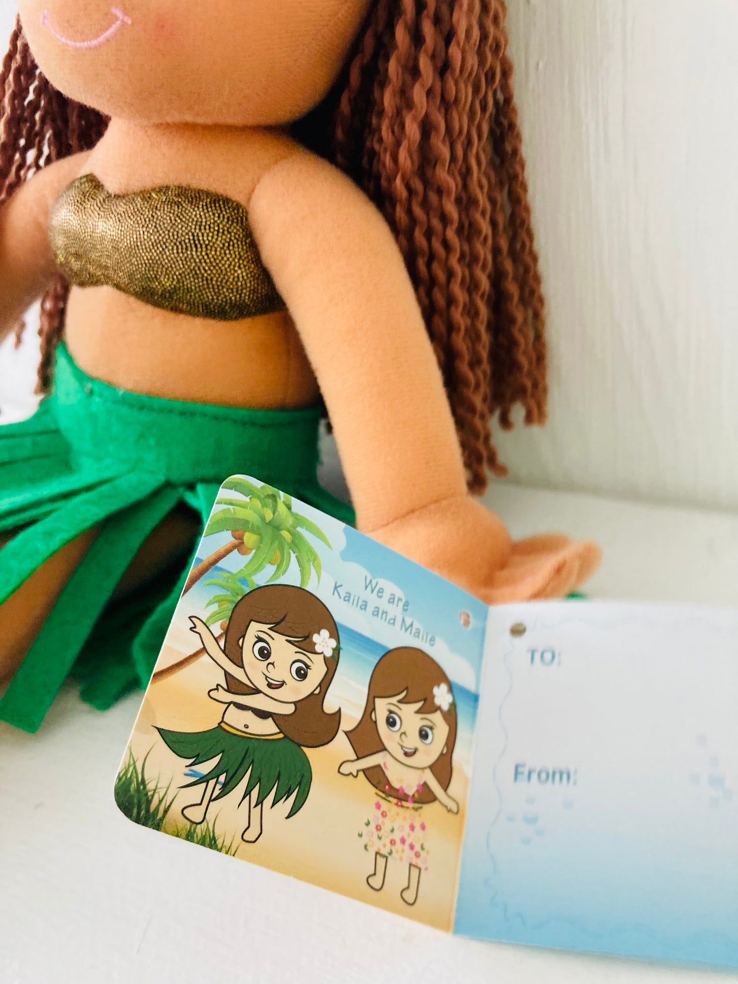 Island Plush Hula Girl Doll (Luau Girl)